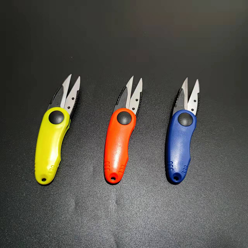 Fishing Line Box - ステンレス鋼の魚の使用はさみ,釣りアクセサリー,折りたたみ式,カットクリップ,釣り道具,b379
