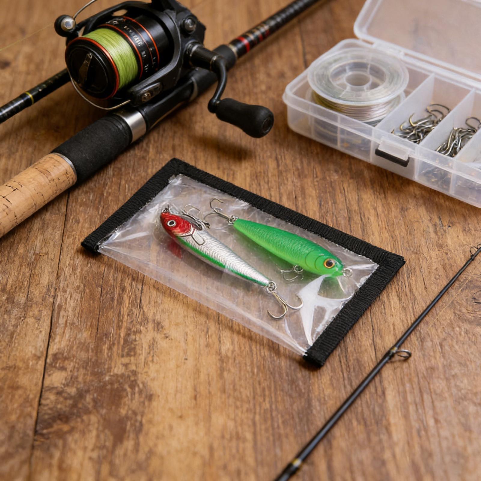 Fishing Line Box - 透明 PVC ルアーバッグ釣りフック保護ラップカバーケースバッグポータブル餌釣りタックル収納袋