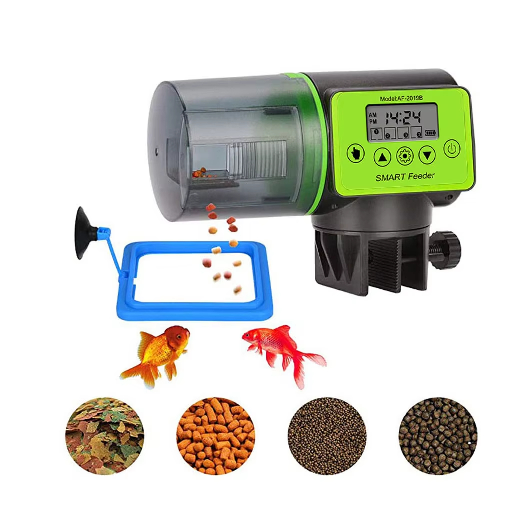 インテリジェントタイミング自動魚フィーダーデジタル水槽フード - Fishing Line Dispenser のレビューと価格
