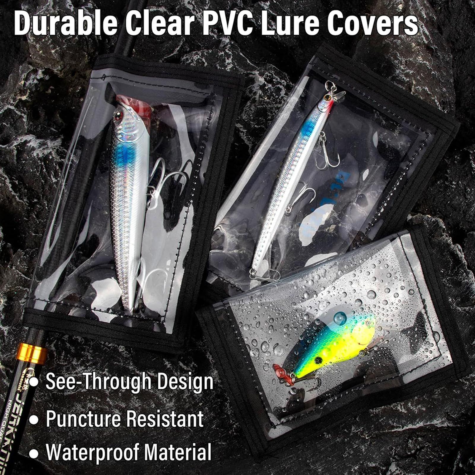 透明 PVC ルアーバッグ釣りフック保護ラップカバーケースバ - Fishing Line Box のレビューと価格