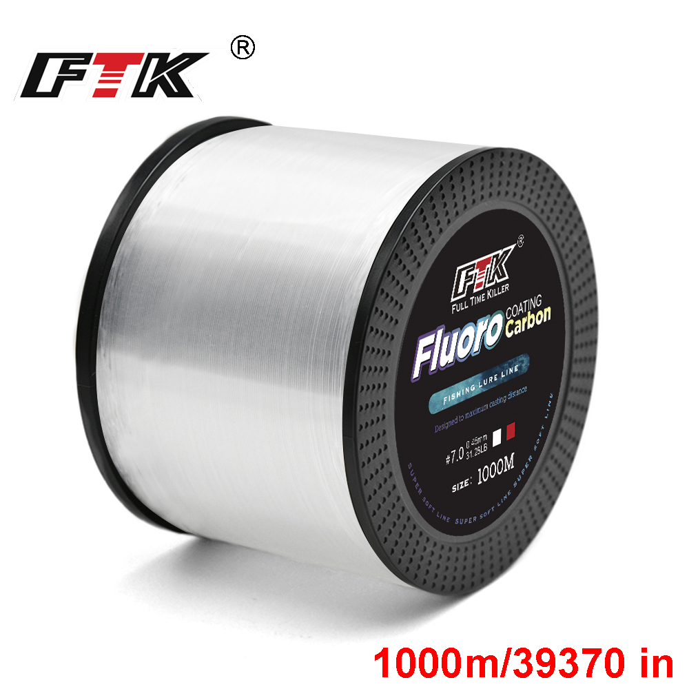 FTK 1000M ナイロン釣り糸 超強力モノフィラメント釣 - Fluorocarbon Line のレビューと価格