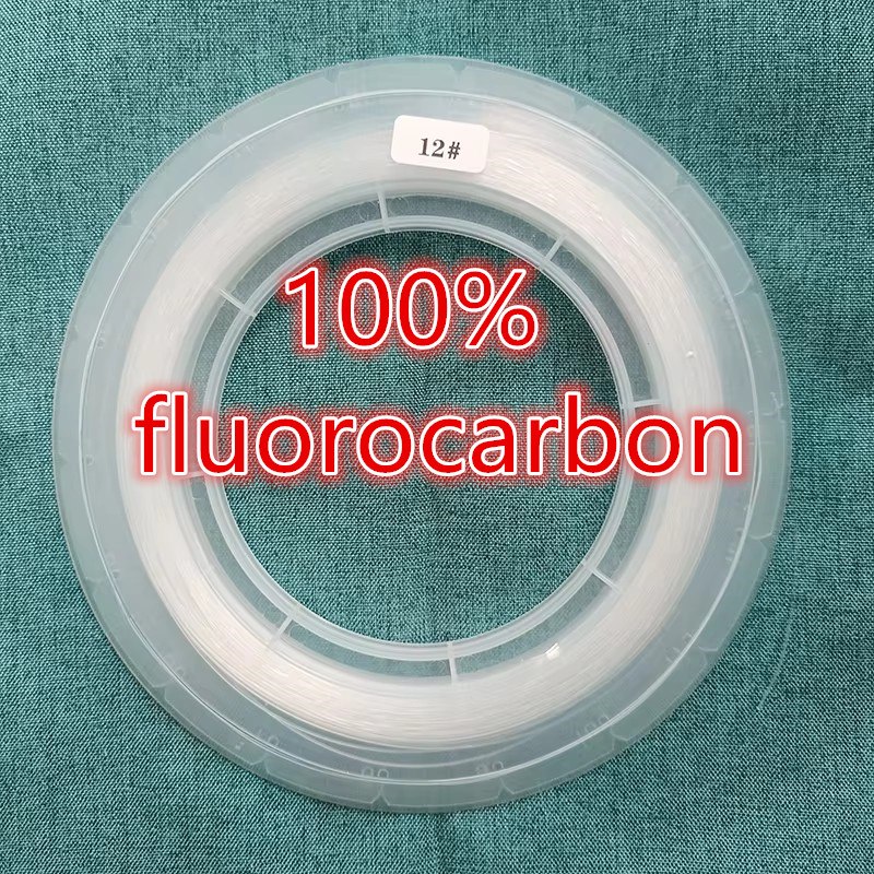 カーボンリーダー付きフルオロカーボン漁船,大型,透明,釣りア - Fluorocarbon Line のレビューと価格